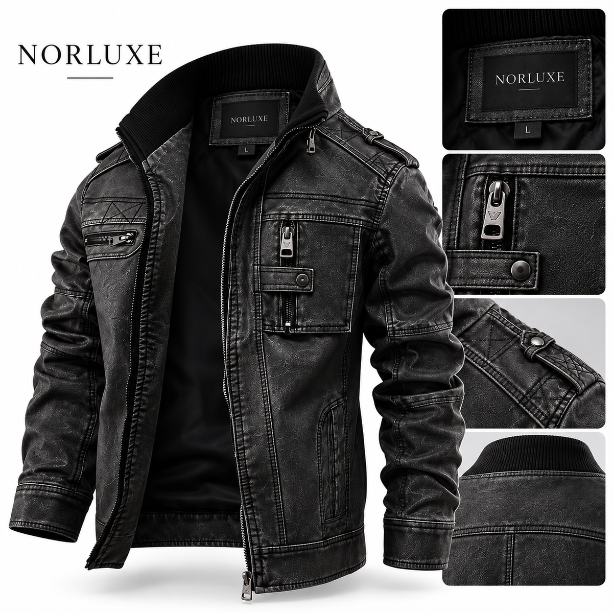 Vellmont™ Veste en cuir Heritage