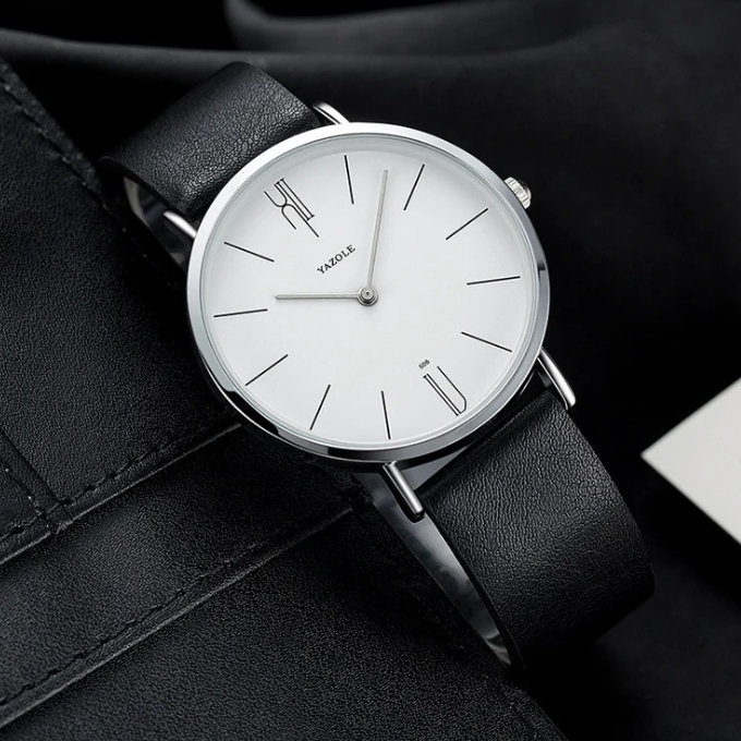 The Sterling Cowhide Watch