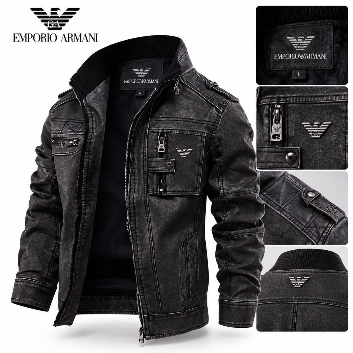 Emporio Armani™ Heritage-Lederjacke
